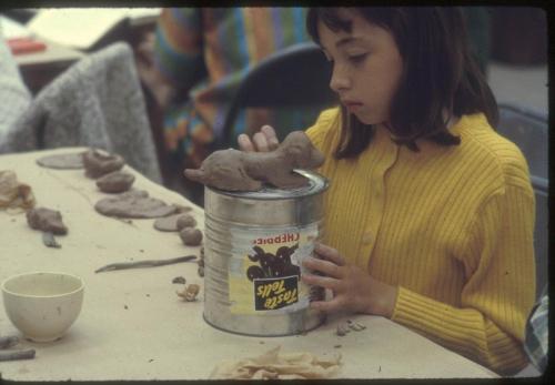 26 Girl with Clay Sculpture